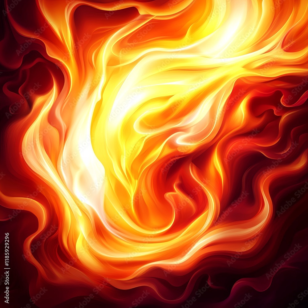 Abstract Flowing Lava Pattern with Vibrant Textures Abstract Flowing Lava Pattern with Vibrant Textures
