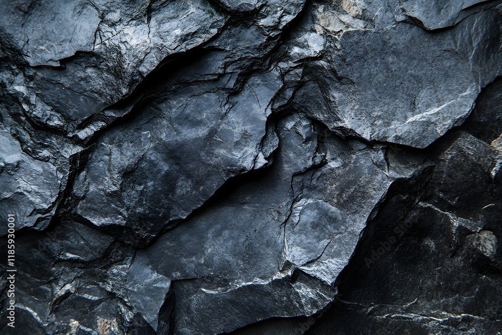 Dark, textured rock face, cliffside, nature background, design element Dark, textured rock face, cliffside, nature background, design element