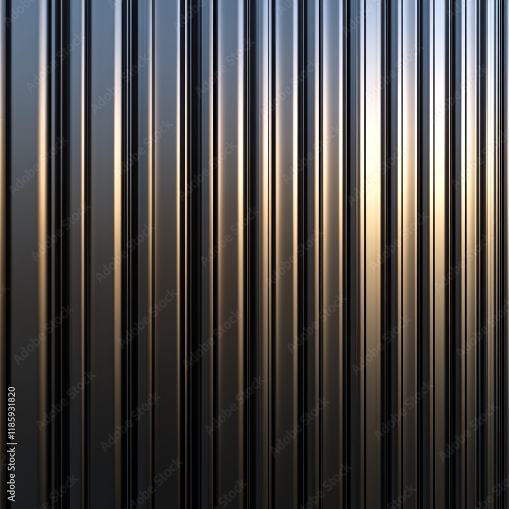 Obraz premium Smooth Blackened Steel with Textured Surfaces
