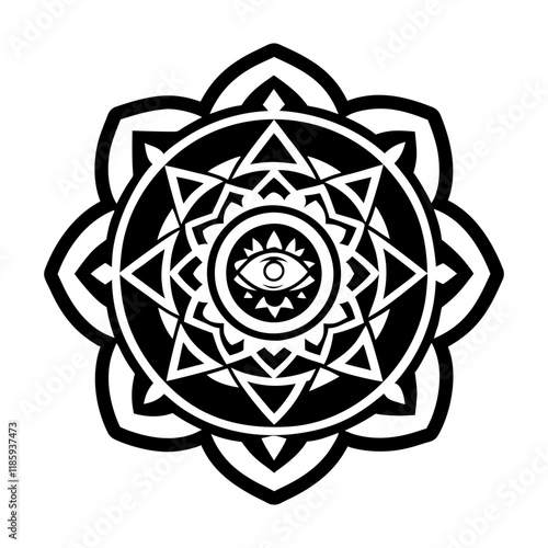 A solid icon of ritual sign