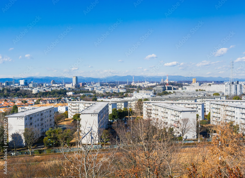 郊外の団地 多摩ニュータウン