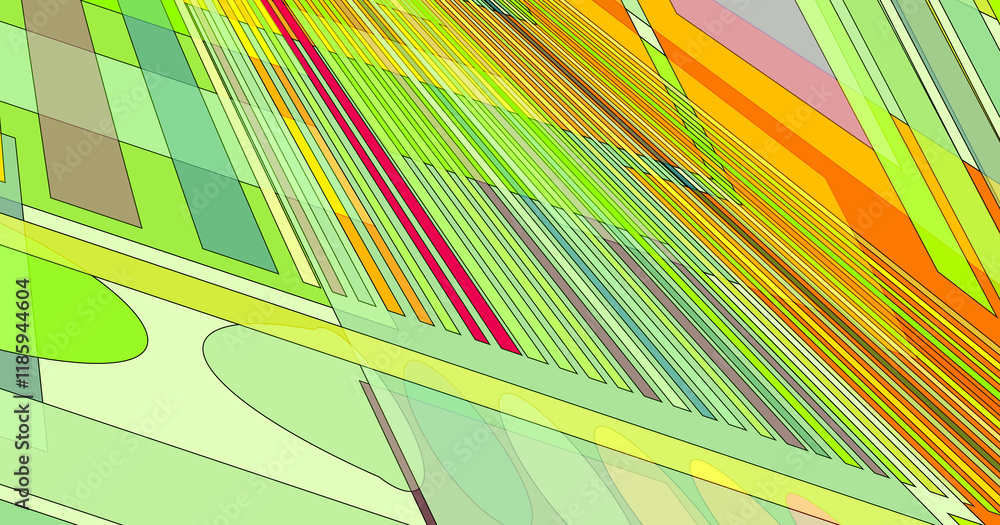 Fototapeta premium abstract background with colorful lines