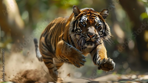 The Javan tiger (Panthera tigris sondaica) was a subspecies of tiger native to the Indonesian island of Java. This majestic feline was smaller than most other tiger subspecies, with males weighing aro