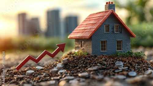 Real Estate Market Growth: Rising House Prices and Investment photo