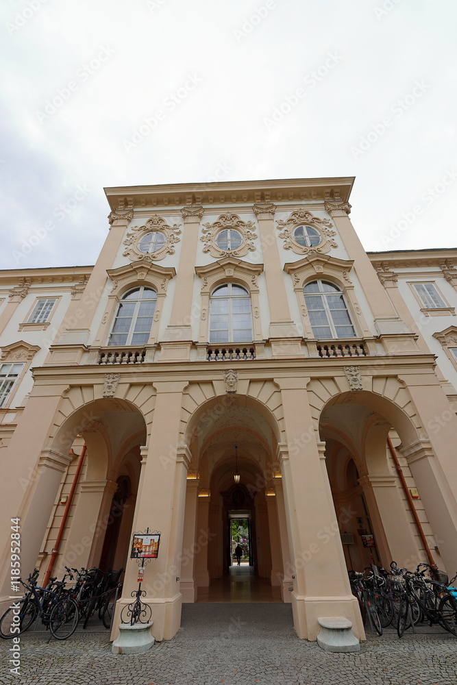 Fototapeta premium Schloss konzerte Mirabell, a concert hall at Schloss Mirabell (Mirabell Palace) 17th-century palace with ornamental gardens in Salzburg, Austria