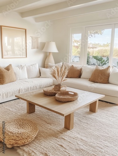 Neutral Living Room Decor W...