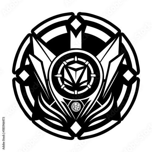 A filled style icon of the soul symbol