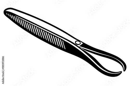 Tweezers Tool Vector Illustration