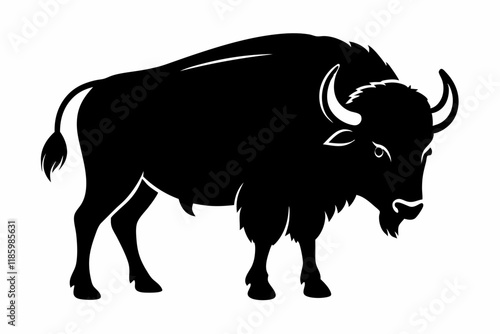 buffalo  silhouette vector