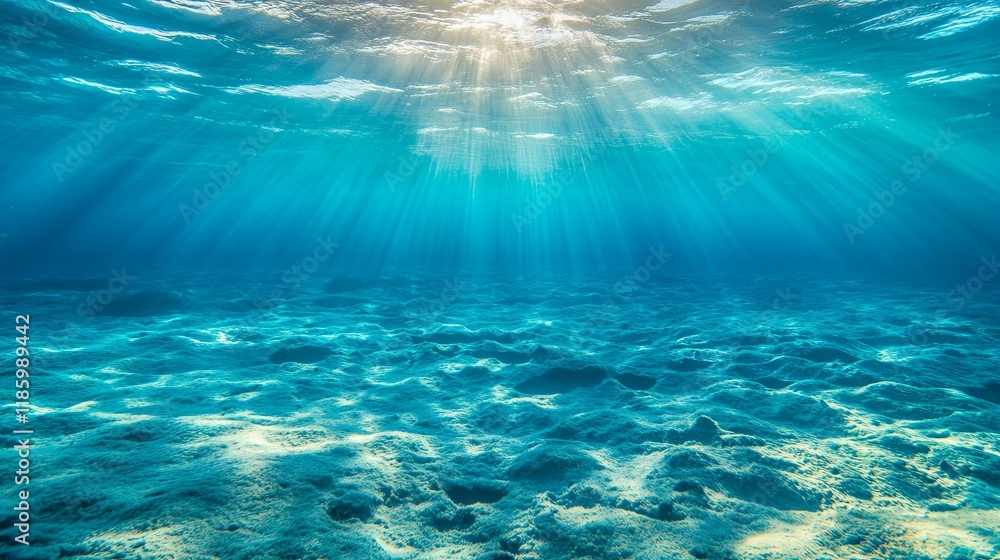 Sunbeams Dance on Ocean Floor Sunbeams Dance on Ocean Floor