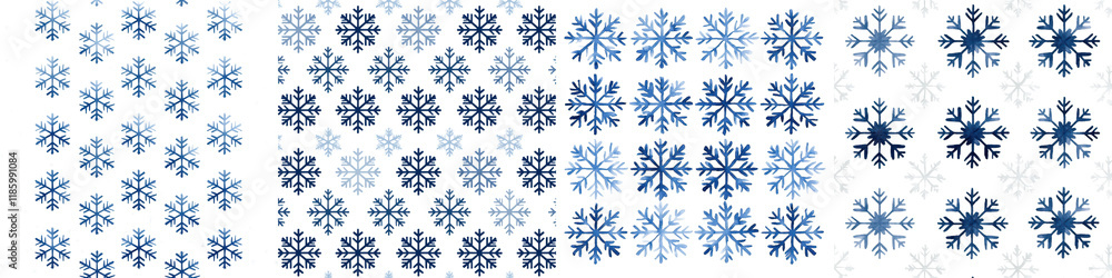 Magical Snowflake Patterns Decorating a Frozen Winter Wonderland Background Delicate intricate and dazzling ice crystal designs formed by the cold weather Magical Snowflake Patterns Decorating a Frozen Winter Wonderland Background Delicate intricate and dazzling ice crystal designs formed by the cold weather
