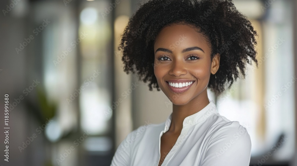 Stunning smile featuring white, straight teeth, a perfect representation of optimal dental care and beauty. Stunning smile featuring white, straight teeth, a perfect representation of optimal dental care and beauty.
