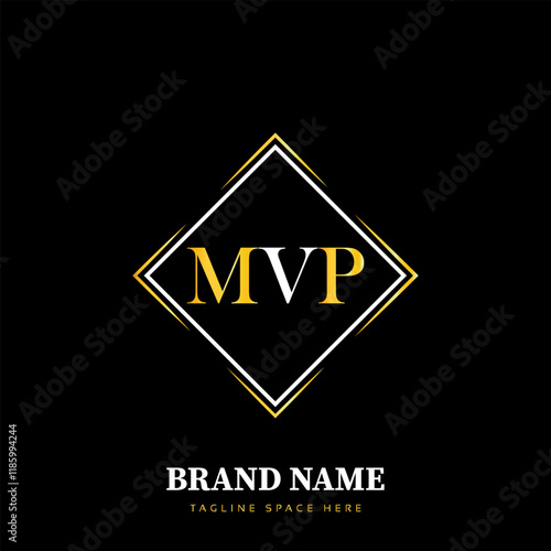 Free Download MVP letter logo design in illustration. Vector logo, calligraphy designs for logo, Poster, Invitation, etc. - GFXLoad