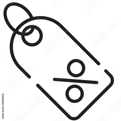 Price Tag Line Icon