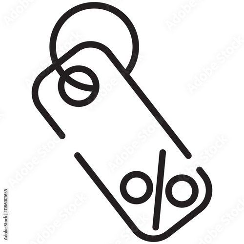 Price Tag Line Icon