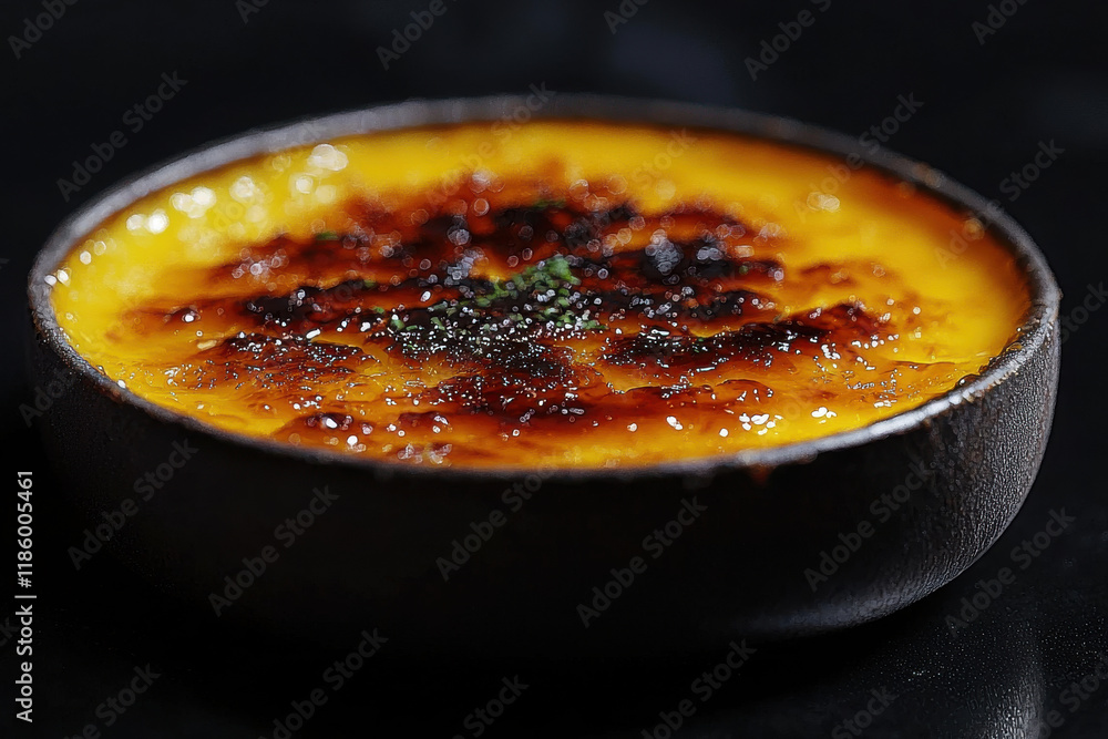 Crème Brûlée with Caramelized Sugar Top Crème Brûlée with Caramelized Sugar Top