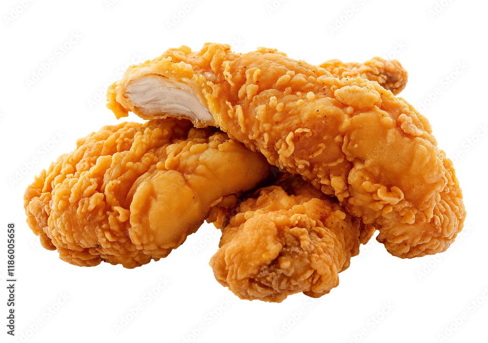 Fried chicken wrap, isolated on a transparent background png Fried chicken wrap, isolated on a transparent background png