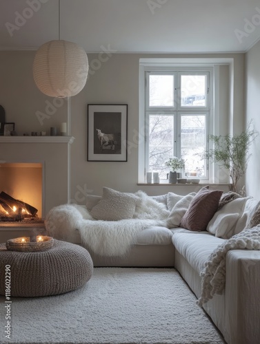 Cozy Living Room Interior D...
