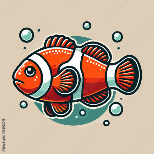 illustration of a clownfish