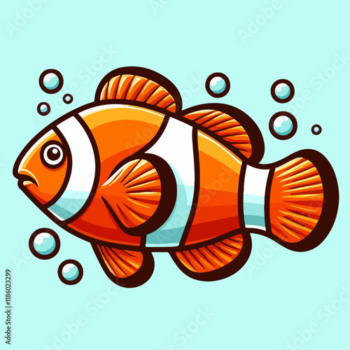 clown fish in the water