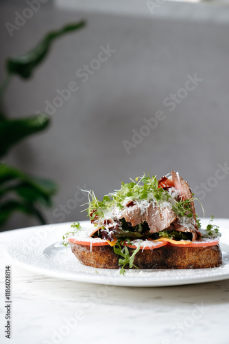 Breakfast: breakfast, morning meal, healthy breakfast, brunch, eggs, pancakes, coffee, croissant, breakfast table, morning routine.
Restaurants: restaurant, dining, food service, gourmet, fine dining,