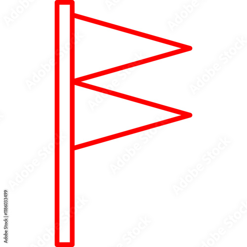 Gale Warning icon single vector illustration