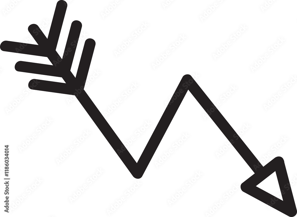 Doodle Arrow Line Illustration
Doodle Arrow Line Illustration