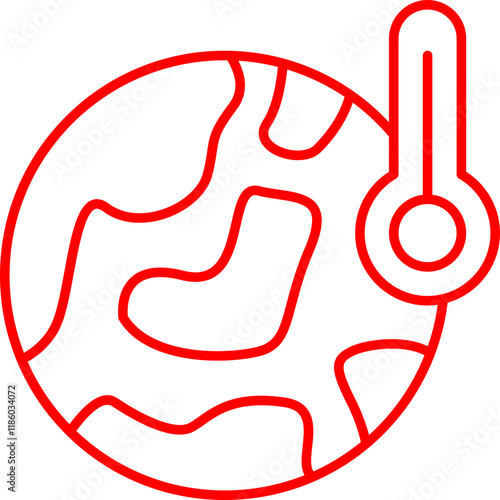 Warm icon single vector illustration