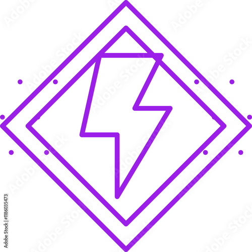 Storm Warning icon single vector illustration