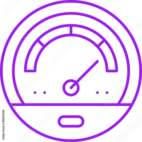 Barometer icon single vector illustration