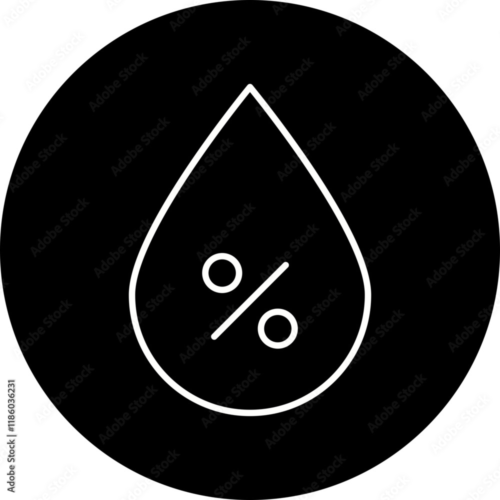 Humidity icon single vector illustration Humidity icon single vector illustration