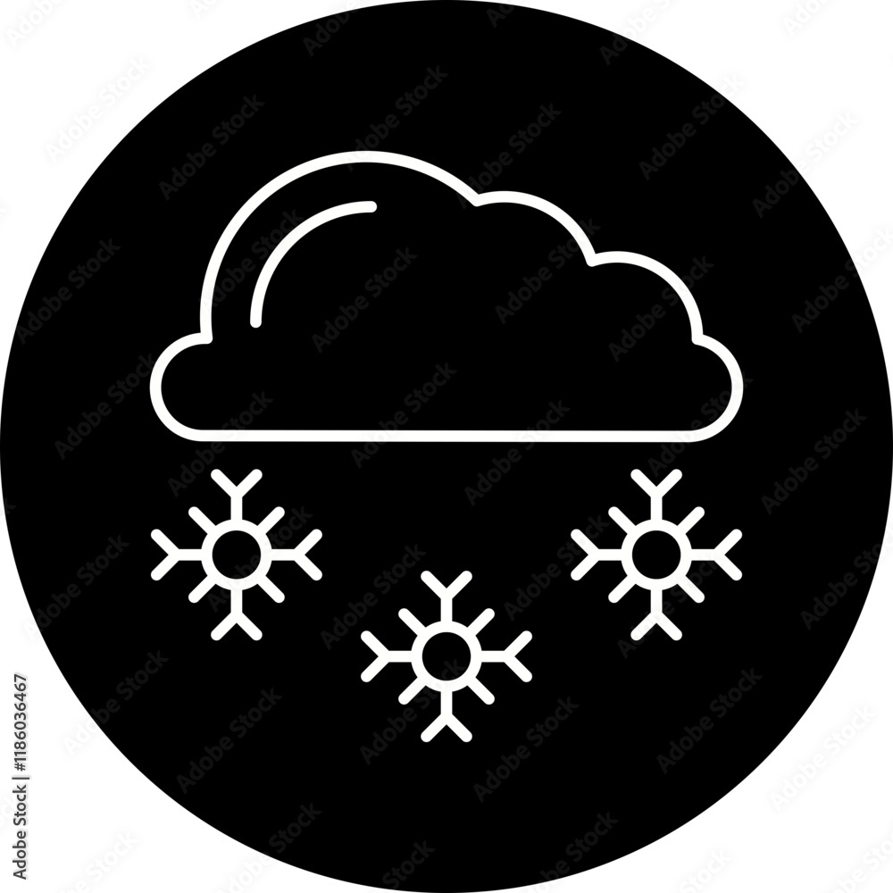 Snowy icon single vector illustration Snowy icon single vector illustration