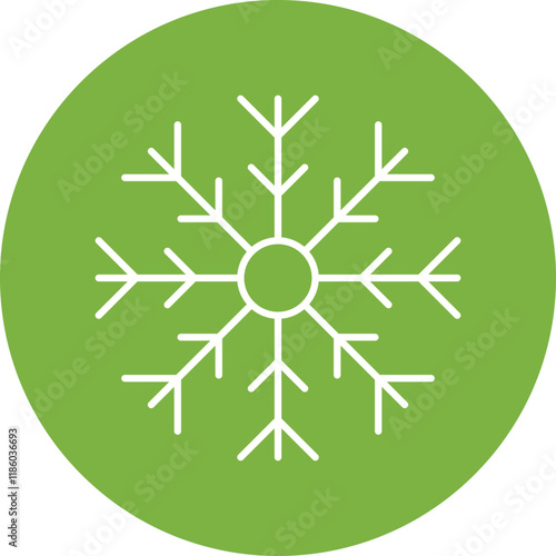 Frost icon single vector illustration