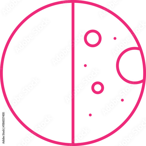 Half Moon icon single vector illustration