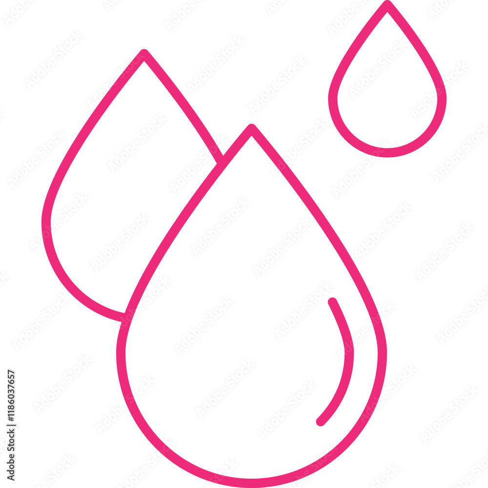 Raindrops icon single vector illustration Raindrops icon single vector illustration