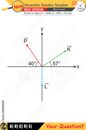 Physics, Physical concepts, High school, middle school, exam question template, numerical lessons, verbal lessons, Next generation problems, for teachers, editable, black layer, eps