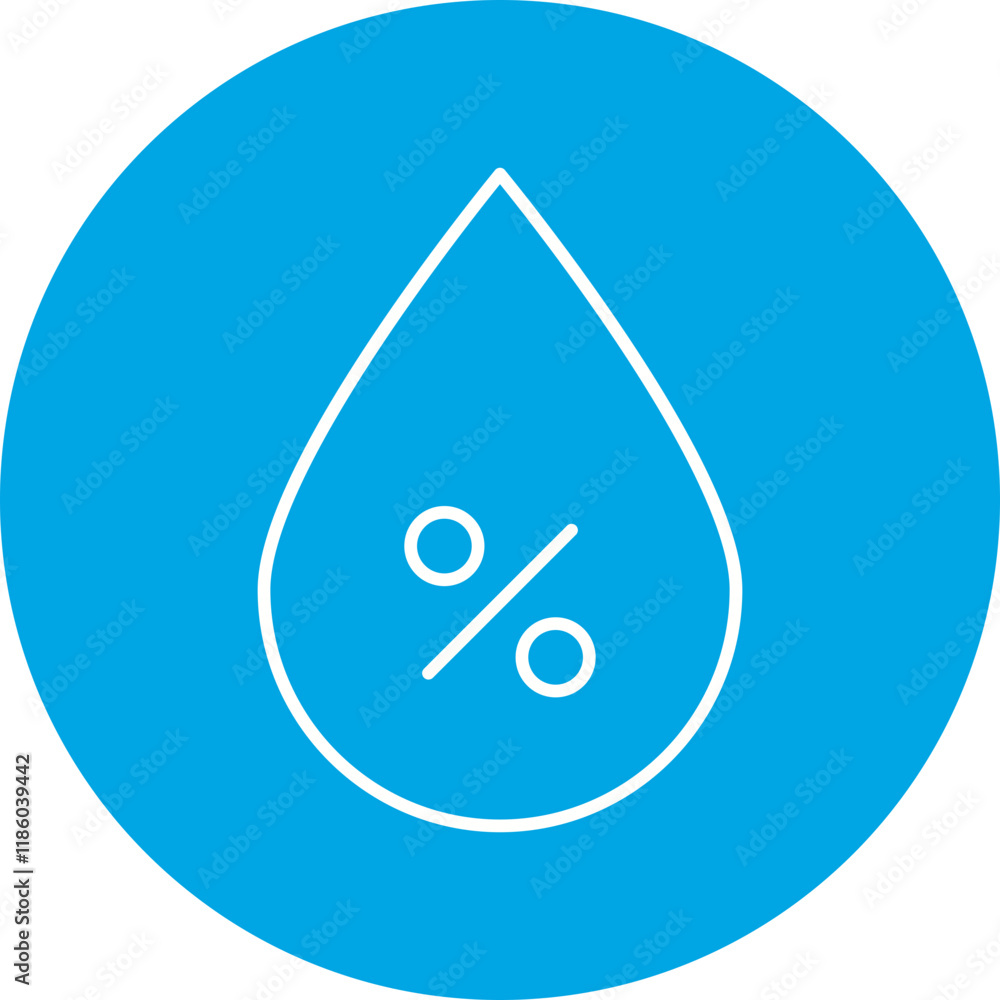 Humidity icon single vector illustration Humidity icon single vector illustration