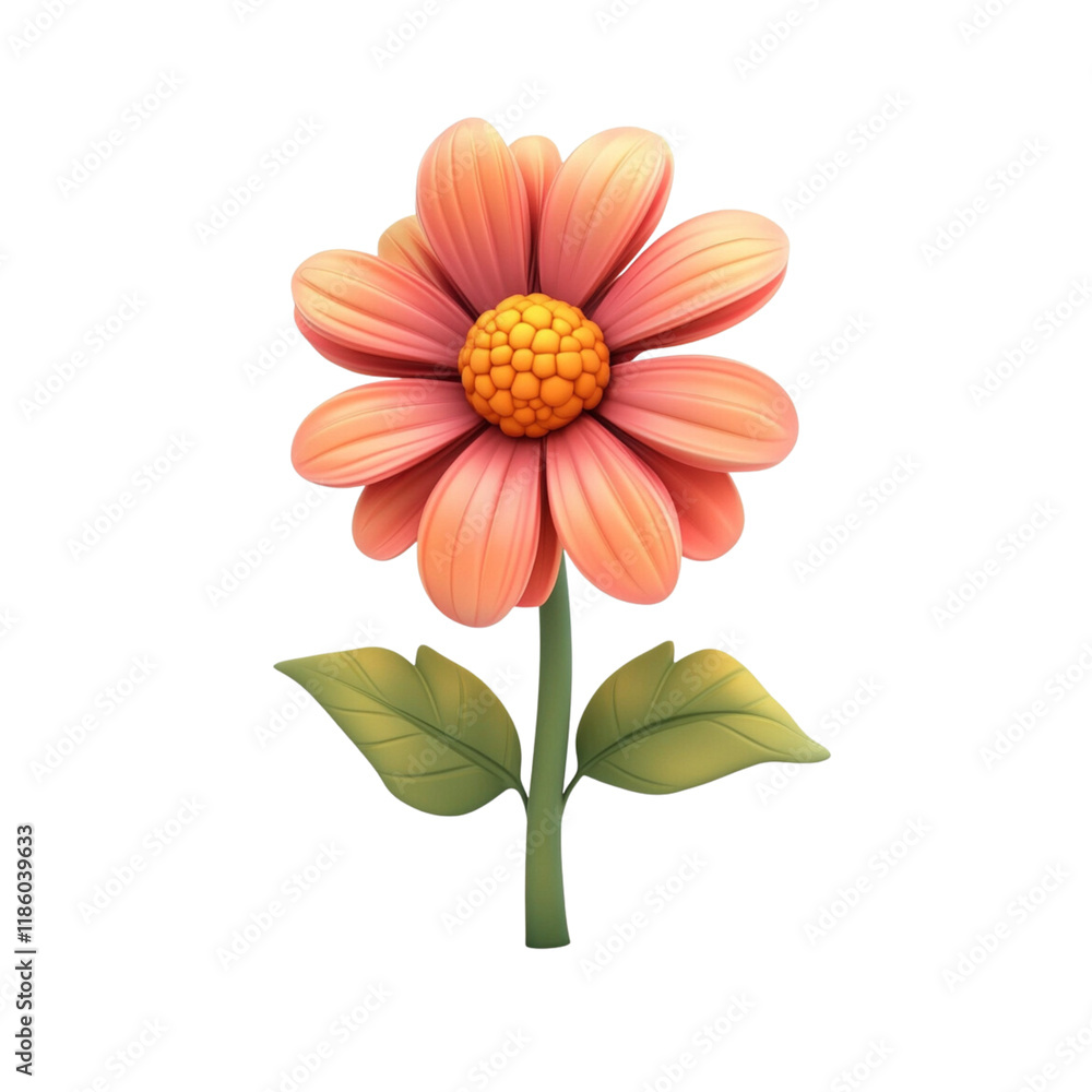 flower with pink petals and yellow center, symbolizing beauty and nature flower with pink petals and yellow center, symbolizing beauty and nature