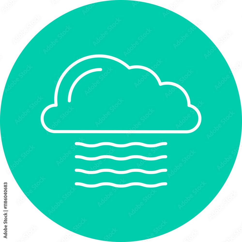 Fog icon single vector illustration Fog icon single vector illustration