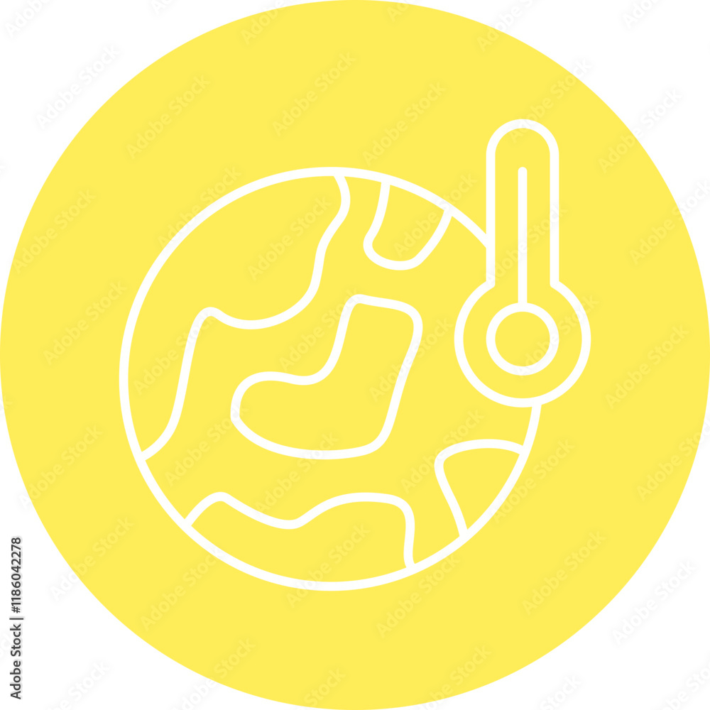 Warm icon single vector illustration