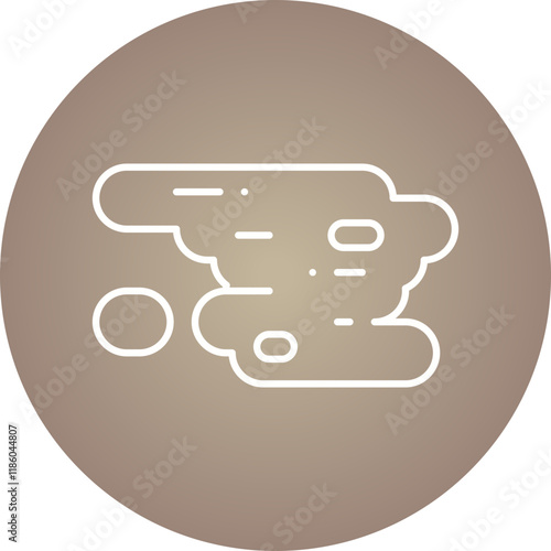 Haze icon single vector illustration