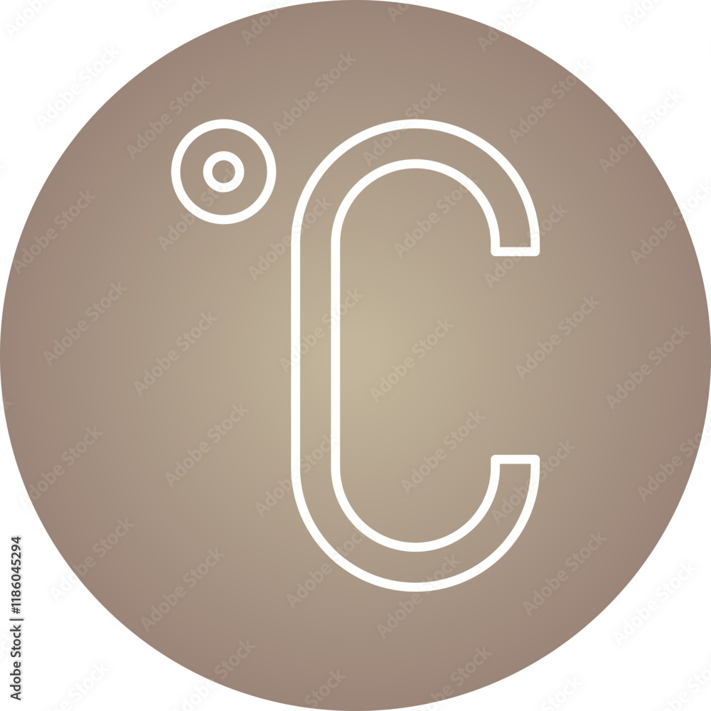 Celsius icon single vector illustration Celsius icon single vector illustration