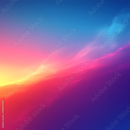 A background of a gradient transitioning from bright teal to vivid magenta.  photo