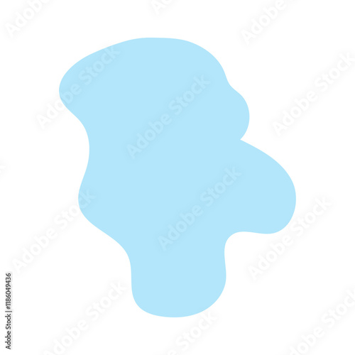 abstract blobs dull blue for background