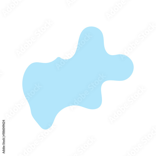abstract blobs dull blue for background