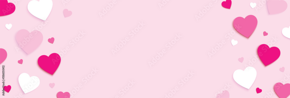 Love background with heart elements. Valentine's day, mother's day, holiday banner, card design. Vector illustration Love background with heart elements. Valentine's day, mother's day, holiday banner, card design. Vector illustration