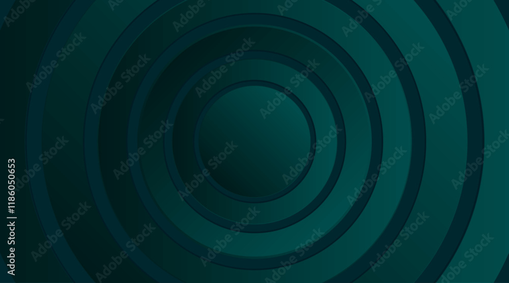 3d circle vector background design for banner, flyer, futuristic,poster, presentation etc. | Multiple circle abstract modern background | Circular pattern design with circular line and dark teal color 3d circle vector background design for banner, flyer, futuristic,poster, presentation etc. | Multiple circle abstract modern background | Circular pattern design with circular line and dark teal color