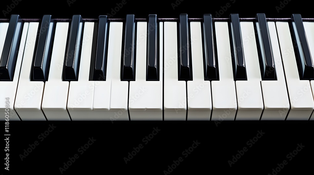 Piano Keyboard Keys Black And White Musical Instrument Piano Keyboard Keys Black And White Musical Instrument
