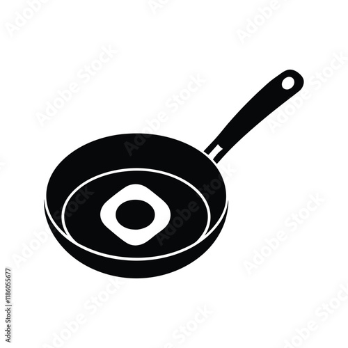 frying pan isolated on white background