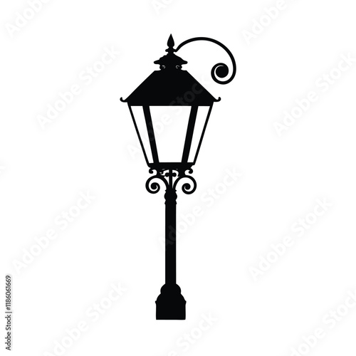 vintage street lamp